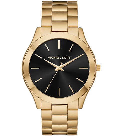 michael kors men's runway watch gold|Michael Kors runway chronograph watch.